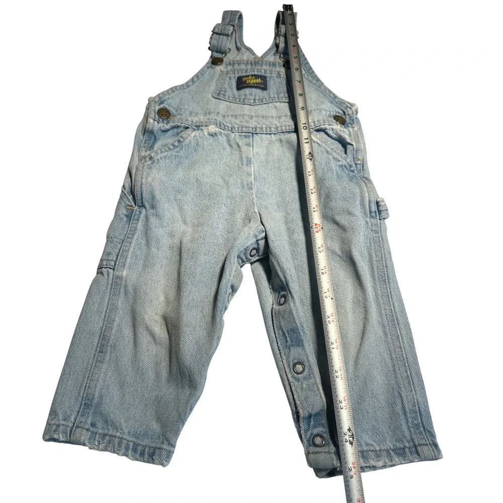 Vintage Baby OshKosh Bgosh Denim Overalls Est. 12 Mos‎ 11